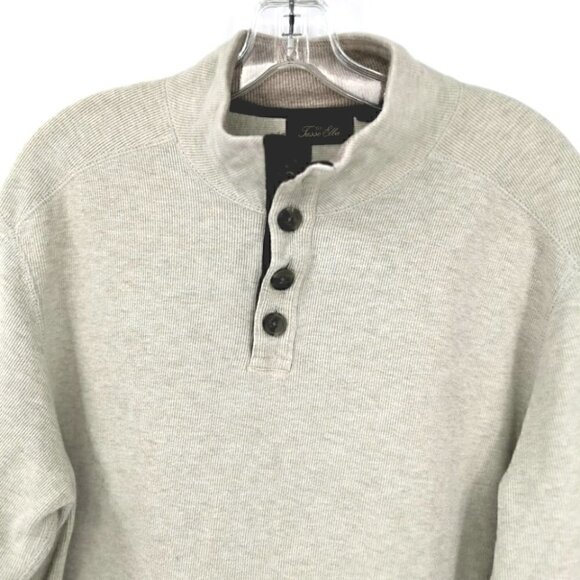 Tasso Elba Men's L Long Sleeve Cotton Sweater - Picture 2 of 15